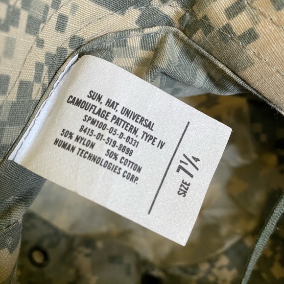 US Army camo sun bucket hat - Picture 6 of 6